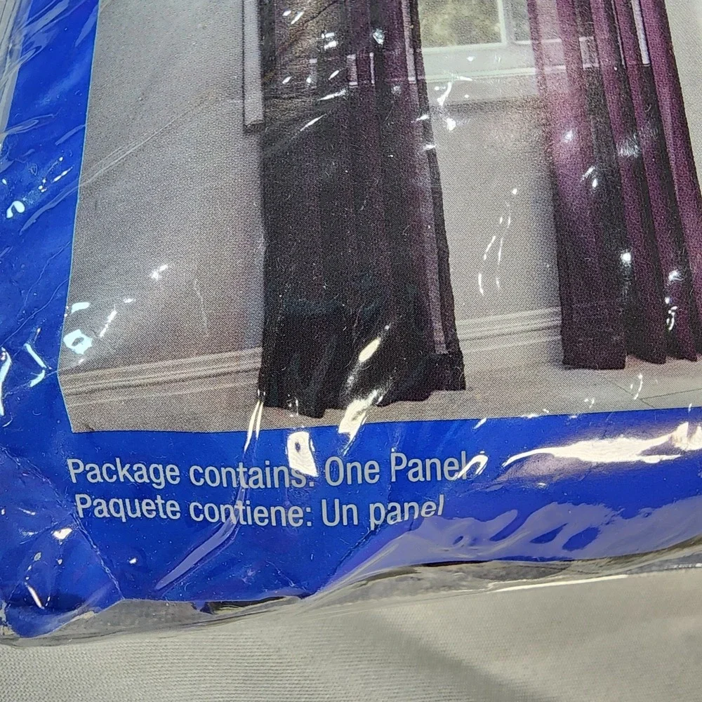 Designable Duxbury Curtain 50 In x 84 In Eggplant 1 Panel
